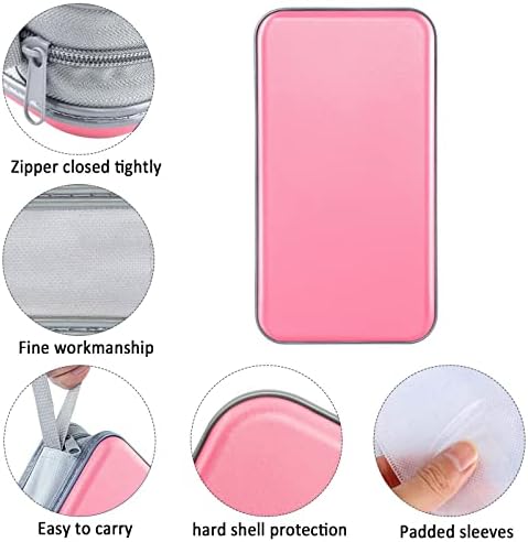 Siveit CD DVD Cases 96 Capacity Disc Storage Binder for Car(Light Pink) - Image 2
