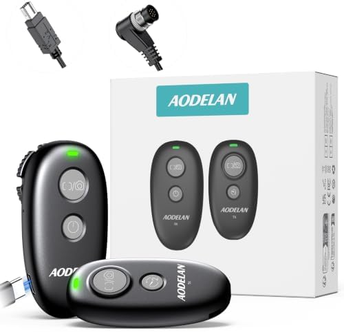 AODELAN for Nikon Camera Rechargeable Wireless Remote Shutter Release by AODELAN