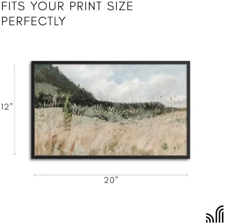 Americanflat 12x20 Poster Frame - Slim Molding - Black - Image 2