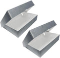Lineco 9x12 Clamshell Archival Folio Storage Box, 3" Deep, Pack of 2 by Lineco