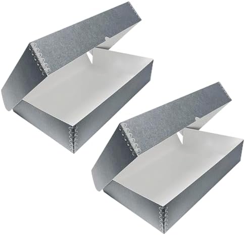 Lineco 10x15 Clamshell Archival Folio Storage Box, 3" Deep, Pack of 2 by Lineco