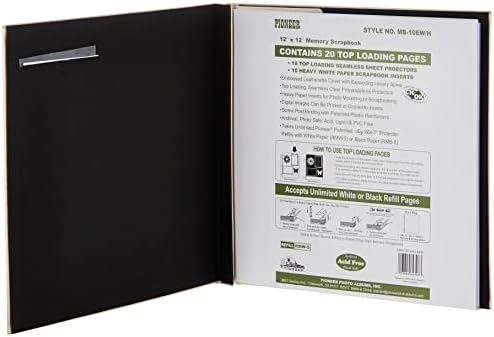 Pioneer Embossed Wedding Post Bound Album 12"X12" - Heart - Image 3