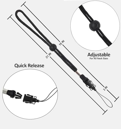 Camera & Cell Phone Neck Strap (Lanyard Style) Adjustable with Quick-Release (Applicable on Many Devices) - Image 6