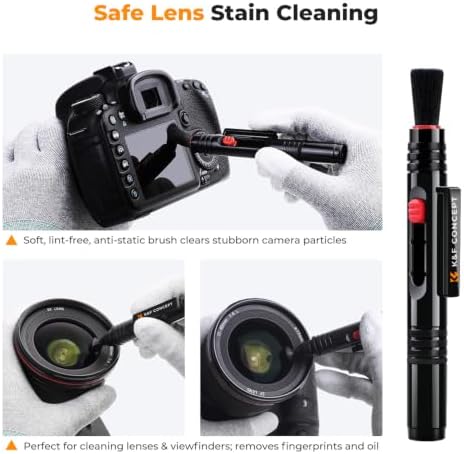 K&F CONCEPT 10-in-1 Photo Camera Cleaning Kit for Lensc,Camera, Cell Phones - Image 6
