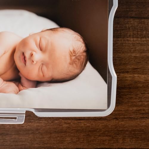 IRIS USA Photo Storage Box |Made in USA| 12 Cases - (2-Pack) - Clear - Image 6