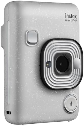 Fujifilm Instax Mini Liplay Hybrid Instant Camera - Stone White - Image 4
