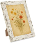 puthiac 5x7 Rustic Farmhouse Picture Frame, Distressed White, 1 Pack by PUTHIAC