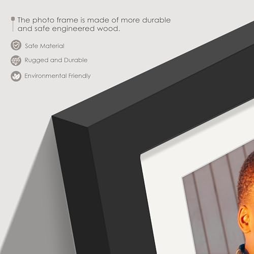 DUENPY 5x7 Collage Frame Holds 5 4x6 Photos Black - Image 5