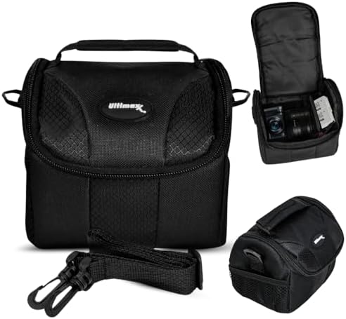 Ultimaxx Small Carrying Case/Gadget Bag for Sony, Nikon, Canon, Olympus, Fuji, Pentax, Panasonic, Samsung,Leica, Kodak & Many More Cameras & Camcorders by Ultimaxx