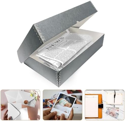 Lineco 10x15 Clamshell Archival Folio Storage Box, 3" Deep, Pack of 2 - Image 2