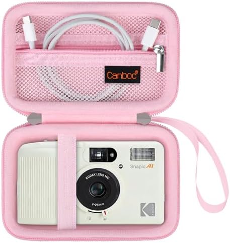 Canboc Carrying Case for KODAK EC35/ KODAK EKTAR H35 Film Camera, Pink by Canboc