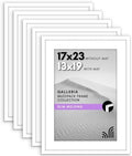 Americanflat 17x23 Poster Frame 5-Pack - Matted to 13x19 - White by Americanflat