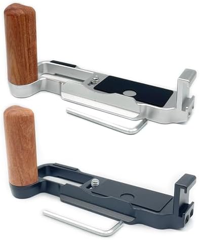 Ergonomic Camera Cage Wood Handle Grip for X 100VI 6th Generation, Pearwood Color, Essential Photography Studio Gear Stylish Pearwood Finish - Image 4