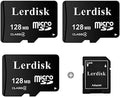 Factory Wholesale Micro SD Card 128MB (0.12GB) Pack of 3 in Bulk Low Capacity for MP3/Old Phones/Small Files Only -Not for Cameras/Dashcams/GB Devices by Lerdisk