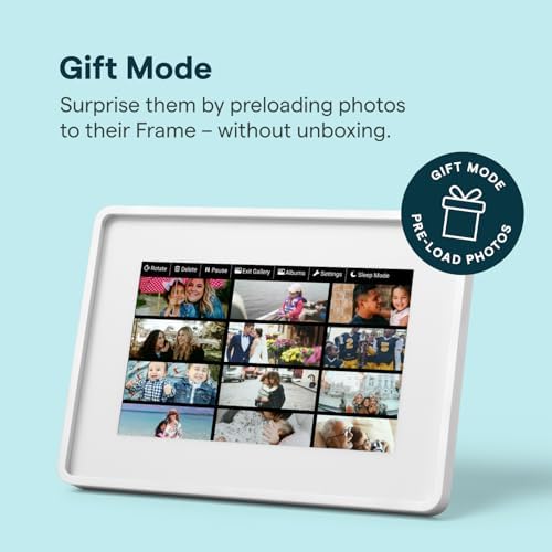 Skylight Digital Picture Frame 2 – 10" Full HD Touchscreen, Silver - Image 3