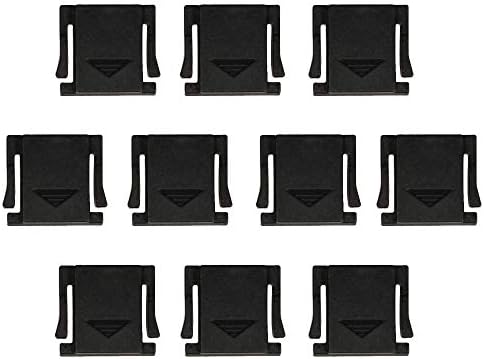 10 Packs Universal Camera Flashlight Hot Shoe Cover Cap Compatible with Canon/Nikon/Panasonic/Fujifilm/Olympus/Pentax/Sigma DSLR/SLR/Evil Camera Nikon BS-1 by CamDesign