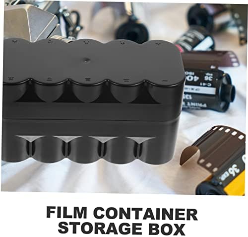 TOYANDONA Black Plastic Film Canisters Carrying Organizer for 10 Rolls - Image 3