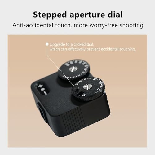 Light Meter Photography, Light Meter for Vintage Camera, Real-time Metering Tool, 23 Shutter Gears, Adjustable Cold Shoe Interface,for Vintage Cameras - Image 5