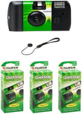 Fujifilm QuickSnap Flash 400 One Time Use 35mm Camera with Flash (3-Pack) by FUJIFILM