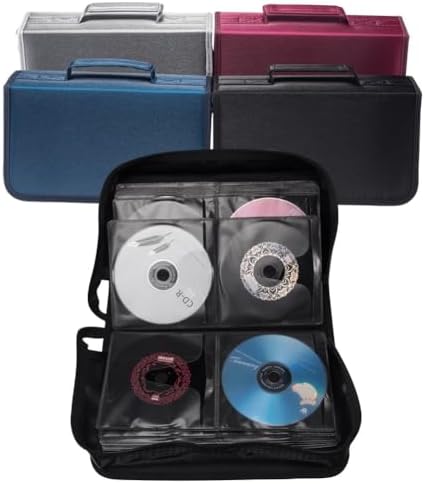Capacity CD/DVD case Wallet, Storage,Holder,Booklet (128 Rose) - Image 3