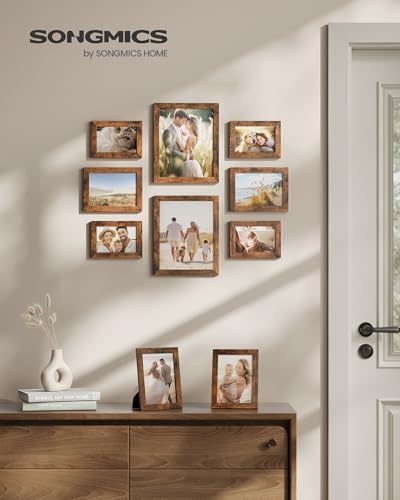 SONGMICS Collage Picture Frames, Set of 10, Glass - Image 2