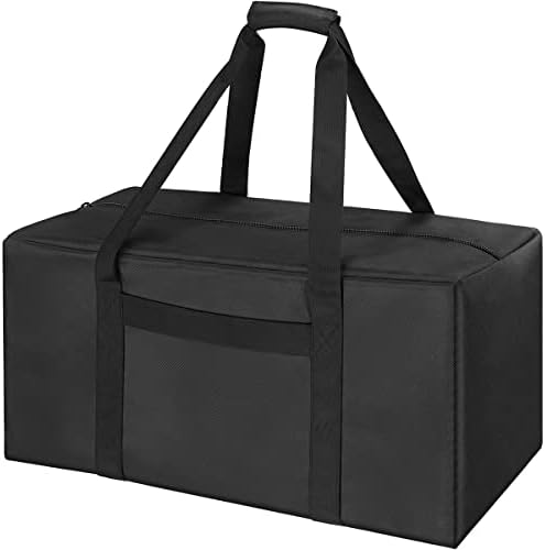 COOLBEBE 24x12x12 Inch Travel Duffle Bag, 53L Mid-Size Weekender, Black by COOLBEBE
