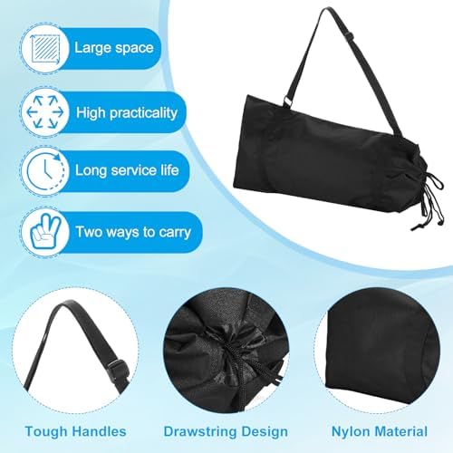 PATIKIL Tripod Carrying Case, Nylon Padded Tripod Bag with Handles for Light Stands Tripod Photography Accessories, Black 65cm - Image 3