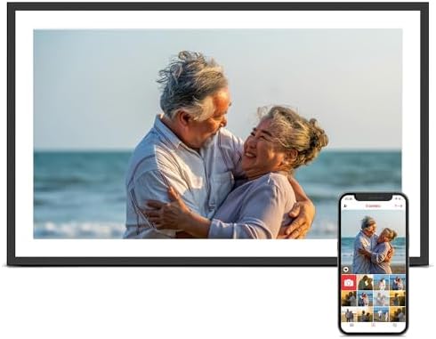 Digital Picture Frame, Frameo 15.6'' Digital Photo Frame WiFi Large Display by Pastigio
