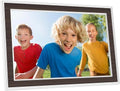 Digital Picture Frame 10.1 Inch, WiFi Digital Photo Frame with 16GB Storage, IPS HD Touchscreen, Instant Photo & Video Upload via Uhale APP, Wall-Mounted, for Mom, Housewarming Wood by Yonigata