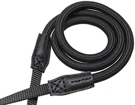 Quick Release Camera Neck Strap Shoulder Strap Belt for Mirrorless Digital Cameras Climbing Rope with Quick Release QD Loops Connector with O-Ring Adjustable Length 30-53inch Black - Image 5