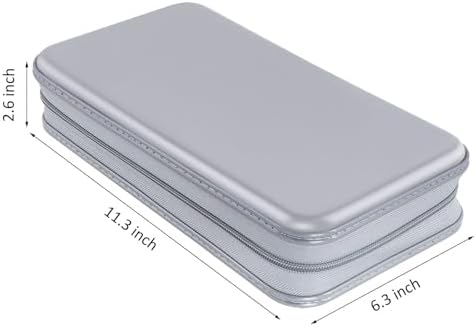 Siveit CD DVD Cases 96 Capacity Disc Storage Binder for Car(Silver) - Image 6