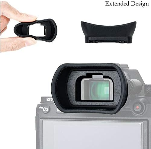 JJC FDA-EP18 Eyecup Viewfinder for Sony A7 III II A7R IV A9 A99 II, 2-Type - Image 7