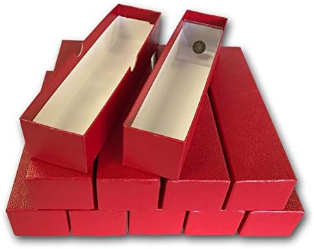 Guardhouse 9" Single Row Storage Box for 2" Paper and Plastic Coin Holders 10 Pack Red - Image 6