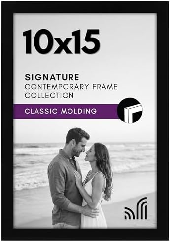 Americanflat 10x15 Picture Frame - Engineered Wood - Black by Americanflat