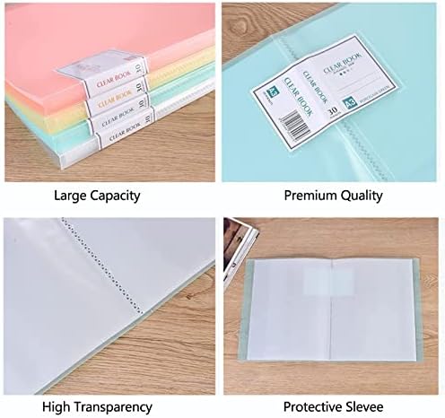 A3 Diamond Painting Storage Book, 60 Views Art Portfolio Presentations Folder with 30 Pages Protectors, 17.3x12.8in - Image 3