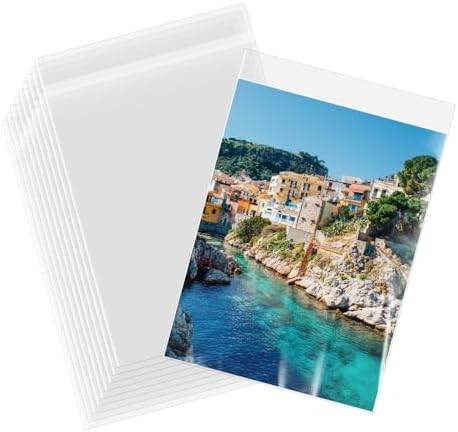 AUEAR 18"x24" Clear Plastic Sleeves Storage Bags for Art,Pictures, 100 Pack by AUEAR