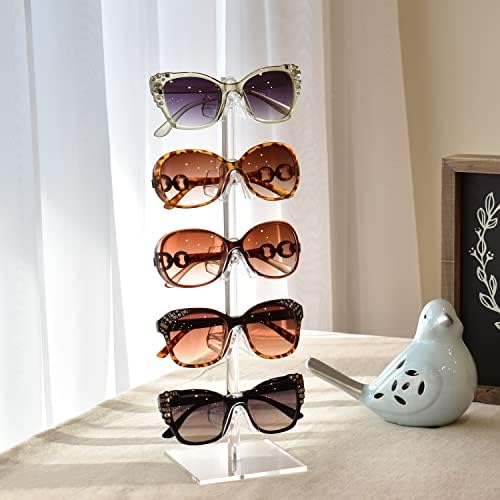 MOOCA 2-Piece Acrylic Eyewear Display Stand, Holds 10 Frames - Image 6