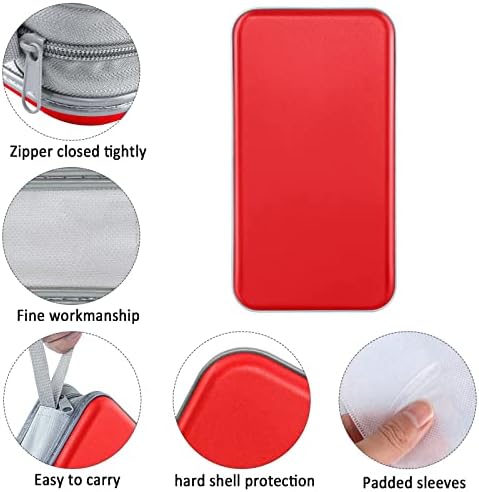 Siveit CD DVD Cases 96 Capacity Disc Storage Binder for Car(Red) - Image 2