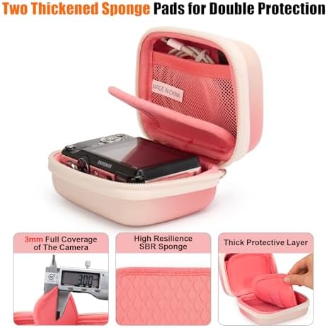 Cwatcun Digital Camera Case, Compact Protective Pouch for Kodak/Canon/Sony - Image 4
