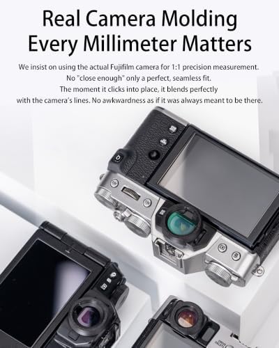 Viewfinder Protection Cover for Fujifilm XT30 II / XT50 / XS20 / XS10,1:1 Real Camera Molding,Protects Original Eyecup from Wear (XS20/XS10) - Image 4