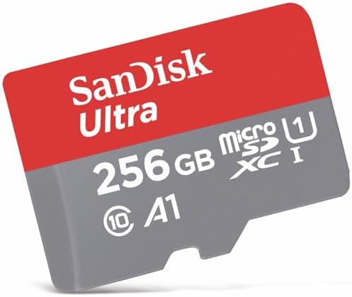 [Older Version] SanDisk 256GB Ultra microSDXC UHS-I Memory Card with Adapter - 100MB/s, C10, U1, Full HD, A1, Micro SD Card - SDSQUAR-256G-GN6MA by Unknown