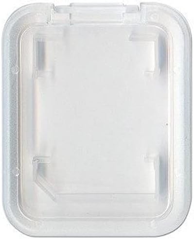 eTECH Collection Clear Plastic SD/SDHC/SDXC/Secure Digital Memory Card Case Holder Compatible for SanDisk/Kingston/Transcend/Samsung Memory Card (50 Pack) by Unknown