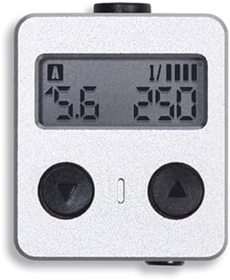 Camera Top Light Meter, Ambient Light Digital Exposure Meter with 30° FOV, OLED Screen, Silver - for Film Cameras, Photography & Studio Use by Unknown