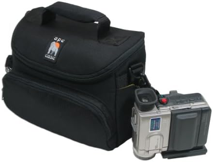 AC260 Digital Point and Shoot Premium Camera Case For Canon, Sony, Nikon, Olympus, Fuji Cameras , Black , Small - Image 3