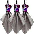 SPUDZ Classic Microfiber Lens Cleaner – Clip-On Pouch, Washable – for Binoculars, Scopes, Glasses, Screens | Classic | Vibrant Unicorn, 6 x 6 Inch (3-Pack) by SPUDZ