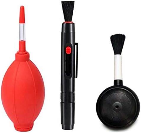 Camera Cleaning Kit, Electronics Cleaning Tools & Accessories Include Air Blower Pump, Lens Cleaner Pen and Dust Blower Cleaner with Brush for DSLR VCR DC Camera Lenses Telescope Filters Cleaning by Dearjana