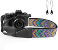 Camera Strap, Jacquard Weave 2" Shoulder Neck Straps for All DSLR Cameras Men Women Photographers by Dulphee