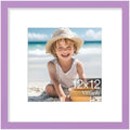 Vittanly 12x12 Picture Frame Made of Solid Wood for Wall Mounting, Purple by Vittanly