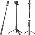 K&F CONCEPT 66" 2-in-1 Invisible Selfie Stick Tripod for Insta360 X5/X4/X3 by KFCONCEPT