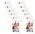 Giftgarden 12 Pack 3.5x5 Picture Frame White, 3.5 by 5 Photo Frames Bulk for Desktop Display or Wall Mount by Giftgarden